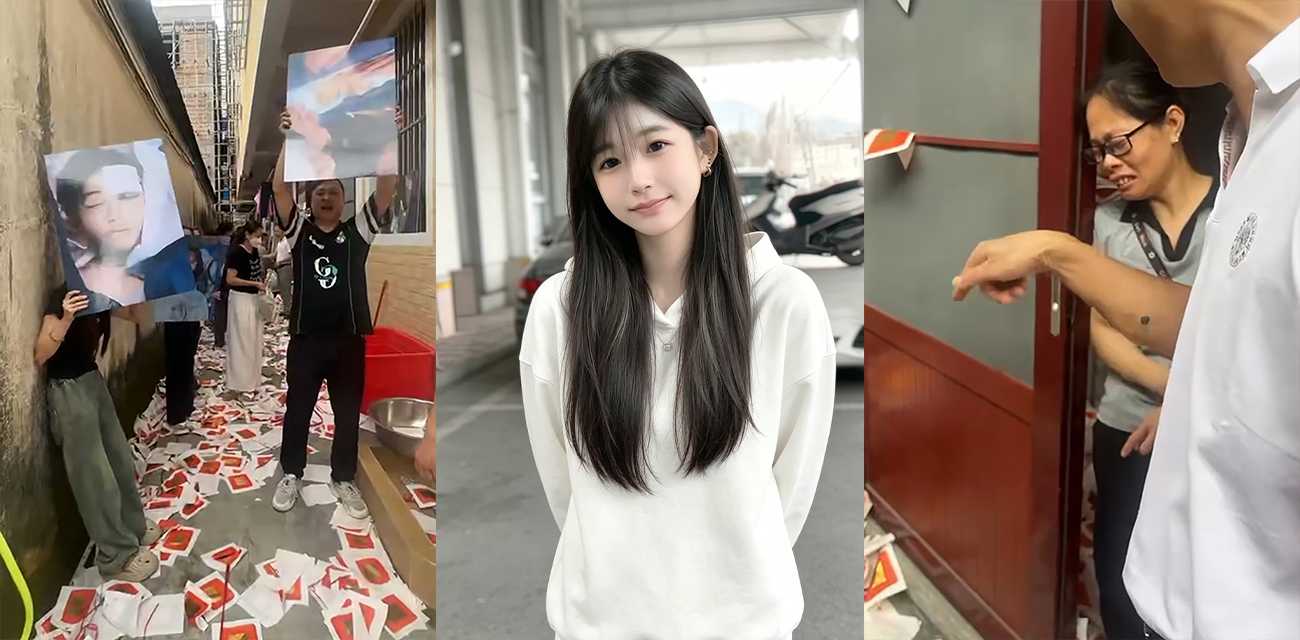 潮汕小伙飙车致15岁少女 头颈碎裂当场身亡 家属手持遗照堵门大闹 - 社会奇闻