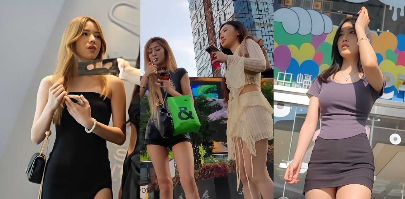 街边裙底偷拍包臀裙御姐 翘臀长腿身材顶级 每帧画面都散发致命诱惑 - 户外露出